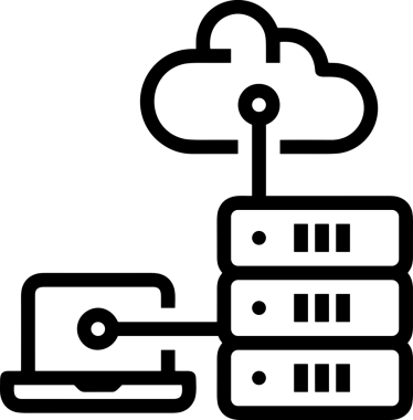 PNG biçiminde bulut depolama simgesi şeffaf arkaplan tasarımı ile dijital sunucu güvenli dosya eşzamanlama sunucu yönetimi ve modern web veya mobil kullanıcı arayüzü uygulamaları için ideal