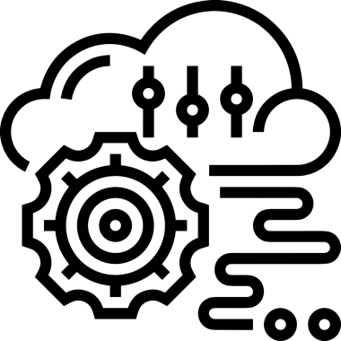 PNG biçiminde bulut depolama simgesi şeffaf arkaplan tasarımı ile dijital sunucu güvenli dosya eşzamanlama sunucu yönetimi ve modern web veya mobil kullanıcı arayüzü uygulamaları için ideal