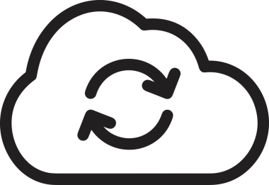 PNG biçiminde bulut depolama simgesi şeffaf arkaplan tasarımı ile dijital sunucu güvenli dosya eşzamanlama sunucu yönetimi ve modern web veya mobil kullanıcı arayüzü uygulamaları için ideal