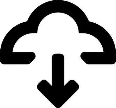 PNG biçiminde bulut depolama simgesi şeffaf arkaplan tasarımı ile dijital sunucu güvenli dosya eşzamanlama sunucu yönetimi ve modern web veya mobil kullanıcı arayüzü uygulamaları için ideal