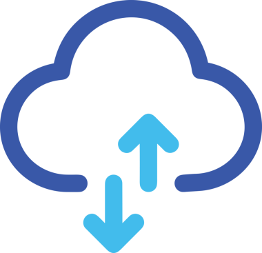 PNG biçiminde bulut depolama simgesi şeffaf arkaplan tasarımı ile dijital sunucu güvenli dosya eşzamanlama sunucu yönetimi ve modern web veya mobil kullanıcı arayüzü uygulamaları için ideal