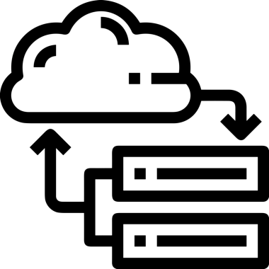 PNG biçiminde bulut depolama simgesi şeffaf arkaplan tasarımı ile dijital sunucu güvenli dosya eşzamanlama sunucu yönetimi ve modern web veya mobil kullanıcı arayüzü uygulamaları için ideal