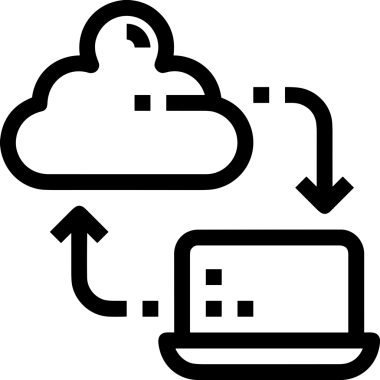 PNG biçiminde bulut depolama simgesi şeffaf arkaplan tasarımı ile dijital sunucu güvenli dosya eşzamanlama sunucu yönetimi ve modern web veya mobil kullanıcı arayüzü uygulamaları için ideal