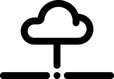 PNG biçiminde bulut depolama simgesi şeffaf arkaplan tasarımı ile dijital sunucu güvenli dosya eşzamanlama sunucu yönetimi ve modern web veya mobil kullanıcı arayüzü uygulamaları için ideal