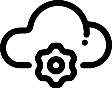 PNG biçiminde bulut depolama simgesi şeffaf arkaplan tasarımı ile dijital sunucu güvenli dosya eşzamanlama sunucu yönetimi ve modern web veya mobil kullanıcı arayüzü uygulamaları için ideal