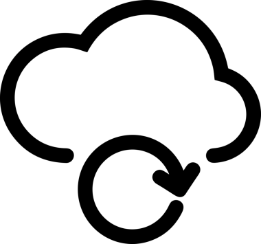 PNG biçiminde bulut depolama simgesi şeffaf arkaplan tasarımı ile dijital sunucu güvenli dosya eşzamanlama sunucu yönetimi ve modern web veya mobil kullanıcı arayüzü uygulamaları için ideal