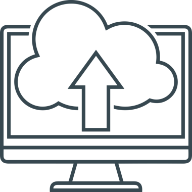 PNG biçiminde bulut depolama simgesi şeffaf arkaplan tasarımı ile dijital sunucu güvenli dosya eşzamanlama sunucu yönetimi ve modern web veya mobil kullanıcı arayüzü uygulamaları için ideal