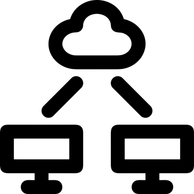 PNG biçiminde bulut depolama simgesi şeffaf arkaplan tasarımı ile dijital sunucu güvenli dosya eşzamanlama sunucu yönetimi ve modern web veya mobil kullanıcı arayüzü uygulamaları için ideal