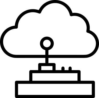 PNG biçiminde bulut depolama simgesi şeffaf arkaplan tasarımı ile dijital sunucu güvenli dosya eşzamanlama sunucu yönetimi ve modern web veya mobil kullanıcı arayüzü uygulamaları için ideal
