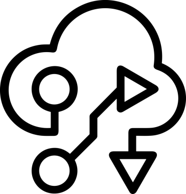 PNG biçiminde bulut depolama simgesi şeffaf arkaplan tasarımı ile dijital sunucu güvenli dosya eşzamanlama sunucu yönetimi ve modern web veya mobil kullanıcı arayüzü uygulamaları için ideal