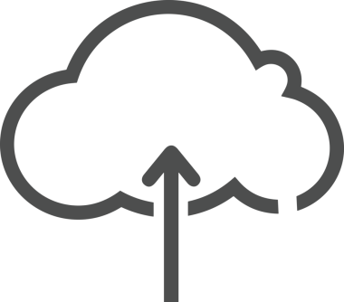 PNG biçiminde bulut depolama simgesi şeffaf arkaplan tasarımı ile dijital sunucu güvenli dosya eşzamanlama sunucu yönetimi ve modern web veya mobil kullanıcı arayüzü uygulamaları için ideal