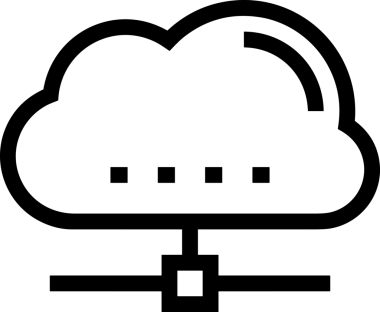 PNG biçiminde bulut depolama simgesi şeffaf arkaplan tasarımı ile dijital sunucu güvenli dosya eşzamanlama sunucu yönetimi ve modern web veya mobil kullanıcı arayüzü uygulamaları için ideal