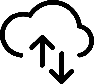 PNG biçiminde bulut depolama simgesi şeffaf arkaplan tasarımı ile dijital sunucu güvenli dosya eşzamanlama sunucu yönetimi ve modern web veya mobil kullanıcı arayüzü uygulamaları için ideal