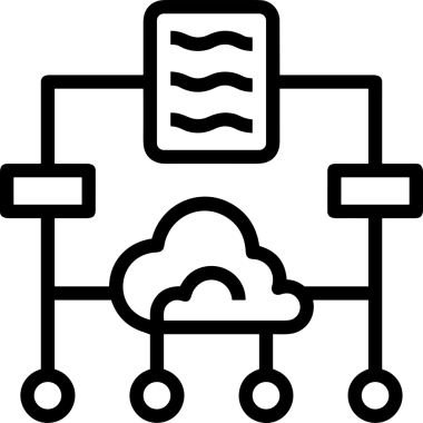 PNG biçiminde bulut depolama simgesi şeffaf arkaplan tasarımı ile dijital sunucu güvenli dosya eşzamanlama sunucu yönetimi ve modern web veya mobil kullanıcı arayüzü uygulamaları için ideal