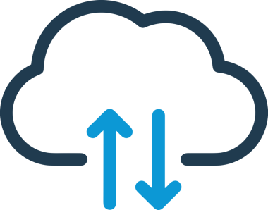 PNG biçiminde bulut depolama simgesi şeffaf arkaplan tasarımı ile dijital sunucu güvenli dosya eşzamanlama sunucu yönetimi ve modern web veya mobil kullanıcı arayüzü uygulamaları için ideal