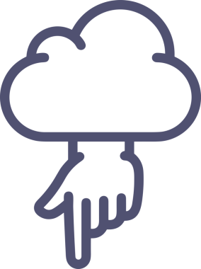 PNG biçiminde bulut depolama simgesi şeffaf arkaplan tasarımı ile dijital sunucu güvenli dosya eşzamanlama sunucu yönetimi ve modern web veya mobil kullanıcı arayüzü uygulamaları için ideal