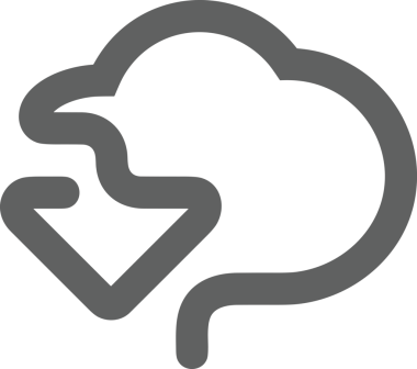 PNG biçiminde bulut depolama simgesi şeffaf arkaplan tasarımı ile dijital sunucu güvenli dosya eşzamanlama sunucu yönetimi ve modern web veya mobil kullanıcı arayüzü uygulamaları için ideal