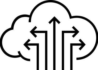 PNG biçiminde bulut depolama simgesi şeffaf arkaplan tasarımı ile dijital sunucu güvenli dosya eşzamanlama sunucu yönetimi ve modern web veya mobil kullanıcı arayüzü uygulamaları için ideal