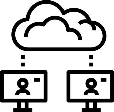 PNG biçiminde bulut depolama simgesi şeffaf arkaplan tasarımı ile dijital sunucu güvenli dosya eşzamanlama sunucu yönetimi ve modern web veya mobil kullanıcı arayüzü uygulamaları için ideal