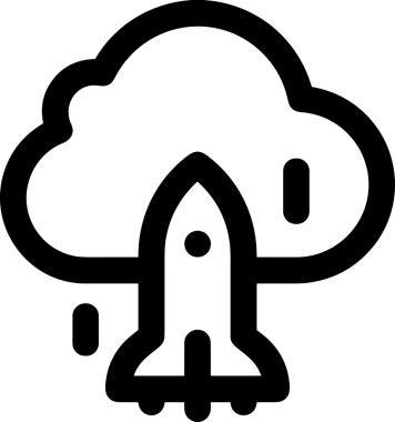 PNG biçiminde bulut depolama simgesi şeffaf arkaplan tasarımı ile dijital sunucu güvenli dosya eşzamanlama sunucu yönetimi ve modern web veya mobil kullanıcı arayüzü uygulamaları için ideal