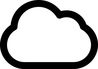 PNG biçiminde bulut depolama simgesi şeffaf arkaplan tasarımı ile dijital sunucu güvenli dosya eşzamanlama sunucu yönetimi ve modern web veya mobil kullanıcı arayüzü uygulamaları için ideal