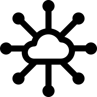 PNG biçiminde bulut depolama simgesi şeffaf arkaplan tasarımı ile dijital sunucu güvenli dosya eşzamanlama sunucu yönetimi ve modern web veya mobil kullanıcı arayüzü uygulamaları için ideal