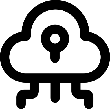 PNG biçiminde bulut depolama simgesi şeffaf arkaplan tasarımı ile dijital sunucu güvenli dosya eşzamanlama sunucu yönetimi ve modern web veya mobil kullanıcı arayüzü uygulamaları için ideal