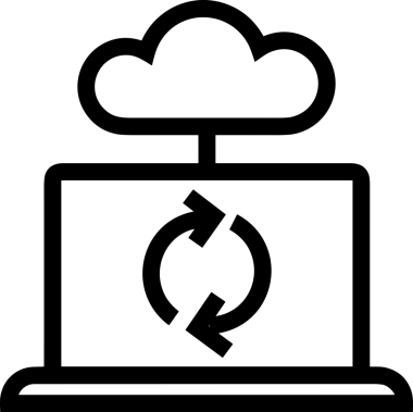 PNG biçiminde bulut depolama simgesi şeffaf arkaplan tasarımı ile dijital sunucu güvenli dosya eşzamanlama sunucu yönetimi ve modern web veya mobil kullanıcı arayüzü uygulamaları için ideal