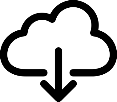 PNG biçiminde bulut depolama simgesi şeffaf arkaplan tasarımı ile dijital sunucu güvenli dosya eşzamanlama sunucu yönetimi ve modern web veya mobil kullanıcı arayüzü uygulamaları için ideal