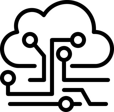 PNG biçiminde bulut depolama simgesi şeffaf arkaplan tasarımı ile dijital sunucu güvenli dosya eşzamanlama sunucu yönetimi ve modern web veya mobil kullanıcı arayüzü uygulamaları için ideal