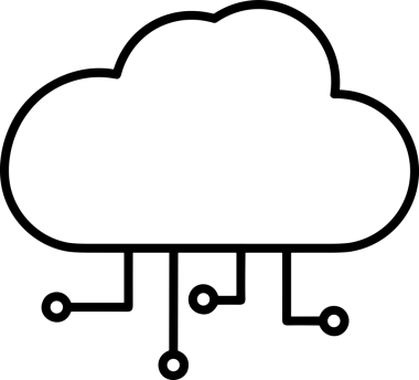 PNG biçiminde bulut depolama simgesi şeffaf arkaplan tasarımı ile dijital sunucu güvenli dosya eşzamanlama sunucu yönetimi ve modern web veya mobil kullanıcı arayüzü uygulamaları için ideal