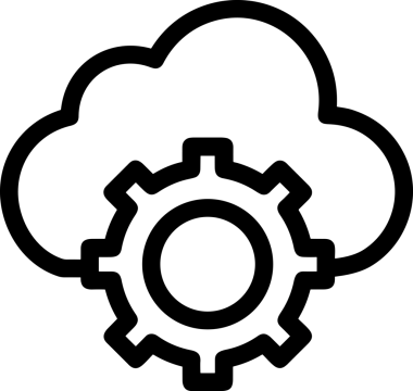 PNG biçiminde bulut depolama simgesi şeffaf arkaplan tasarımı ile dijital sunucu güvenli dosya eşzamanlama sunucu yönetimi ve modern web veya mobil kullanıcı arayüzü uygulamaları için ideal