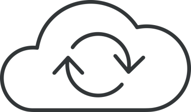 PNG biçiminde bulut depolama simgesi şeffaf arkaplan tasarımı ile dijital sunucu güvenli dosya eşzamanlama sunucu yönetimi ve modern web veya mobil kullanıcı arayüzü uygulamaları için ideal