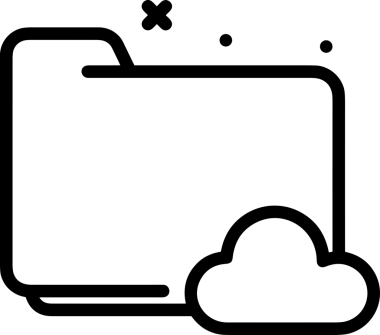 PNG biçiminde bulut depolama simgesi şeffaf arkaplan tasarımı ile dijital sunucu güvenli dosya eşzamanlama sunucu yönetimi ve modern web veya mobil kullanıcı arayüzü uygulamaları için ideal