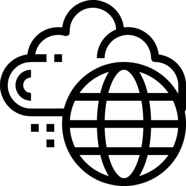 PNG biçiminde bulut depolama simgesi şeffaf arkaplan tasarımı ile dijital sunucu güvenli dosya eşzamanlama sunucu yönetimi ve modern web veya mobil kullanıcı arayüzü uygulamaları için ideal