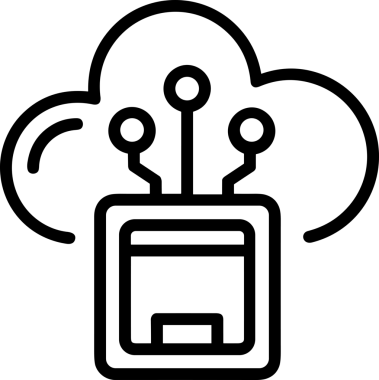 PNG biçiminde bulut depolama simgesi şeffaf arkaplan tasarımı ile dijital sunucu güvenli dosya eşzamanlama sunucu yönetimi ve modern web veya mobil kullanıcı arayüzü uygulamaları için ideal
