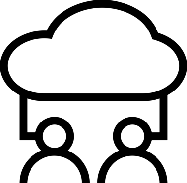 PNG biçiminde bulut depolama simgesi şeffaf arkaplan tasarımı ile dijital sunucu güvenli dosya eşzamanlama sunucu yönetimi ve modern web veya mobil kullanıcı arayüzü uygulamaları için ideal