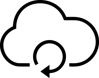 PNG biçiminde bulut depolama simgesi şeffaf arkaplan tasarımı ile dijital sunucu güvenli dosya eşzamanlama sunucu yönetimi ve modern web veya mobil kullanıcı arayüzü uygulamaları için ideal