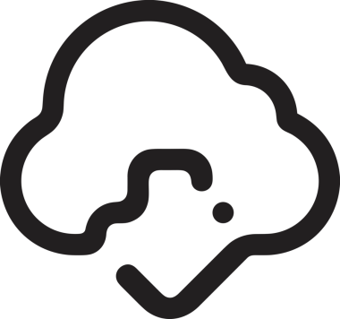 PNG biçiminde bulut depolama simgesi şeffaf arkaplan tasarımı ile dijital sunucu güvenli dosya eşzamanlama sunucu yönetimi ve modern web veya mobil kullanıcı arayüzü uygulamaları için ideal