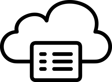PNG biçiminde bulut depolama simgesi şeffaf arkaplan tasarımı ile dijital sunucu güvenli dosya eşzamanlama sunucu yönetimi ve modern web veya mobil kullanıcı arayüzü uygulamaları için ideal