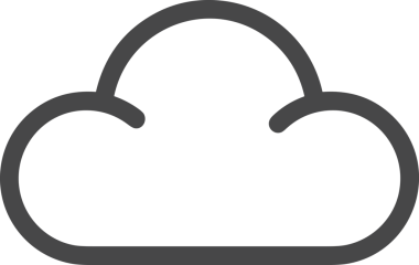 PNG biçiminde bulut depolama simgesi şeffaf arkaplan tasarımı ile dijital sunucu güvenli dosya eşzamanlama sunucu yönetimi ve modern web veya mobil kullanıcı arayüzü uygulamaları için ideal