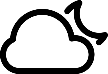 PNG biçiminde bulut depolama simgesi şeffaf arkaplan tasarımı ile dijital sunucu güvenli dosya eşzamanlama sunucu yönetimi ve modern web veya mobil kullanıcı arayüzü uygulamaları için ideal