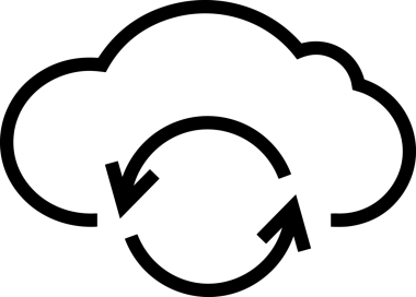 PNG biçiminde bulut depolama simgesi şeffaf arkaplan tasarımı ile dijital sunucu güvenli dosya eşzamanlama sunucu yönetimi ve modern web veya mobil kullanıcı arayüzü uygulamaları için ideal