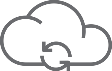 PNG biçiminde bulut depolama simgesi şeffaf arkaplan tasarımı ile dijital sunucu güvenli dosya eşzamanlama sunucu yönetimi ve modern web veya mobil kullanıcı arayüzü uygulamaları için ideal