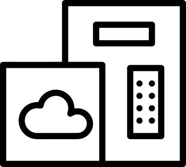 PNG biçiminde bulut depolama simgesi şeffaf arkaplan tasarımı ile dijital sunucu güvenli dosya eşzamanlama sunucu yönetimi ve modern web veya mobil kullanıcı arayüzü uygulamaları için ideal