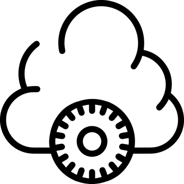 PNG biçiminde bulut depolama simgesi şeffaf arkaplan tasarımı ile dijital sunucu güvenli dosya eşzamanlama sunucu yönetimi ve modern web veya mobil kullanıcı arayüzü uygulamaları için ideal