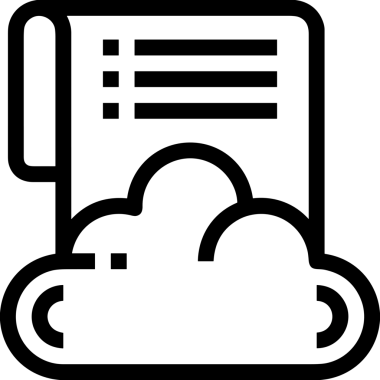 PNG biçiminde bulut depolama simgesi şeffaf arkaplan tasarımı ile dijital sunucu güvenli dosya eşzamanlama sunucu yönetimi ve modern web veya mobil kullanıcı arayüzü uygulamaları için ideal