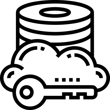 PNG biçiminde bulut depolama simgesi şeffaf arkaplan tasarımı ile dijital sunucu güvenli dosya eşzamanlama sunucu yönetimi ve modern web veya mobil kullanıcı arayüzü uygulamaları için ideal