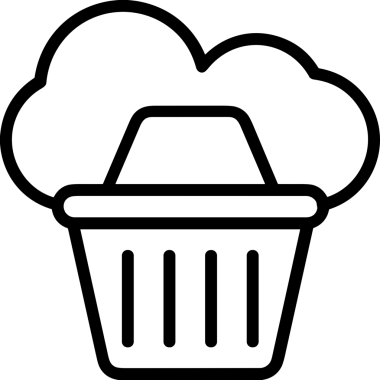 PNG biçiminde bulut depolama simgesi şeffaf arkaplan tasarımı ile dijital sunucu güvenli dosya eşzamanlama sunucu yönetimi ve modern web veya mobil kullanıcı arayüzü uygulamaları için ideal