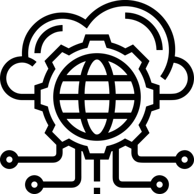 PNG biçiminde bulut depolama simgesi şeffaf arkaplan tasarımı ile dijital sunucu güvenli dosya eşzamanlama sunucu yönetimi ve modern web veya mobil kullanıcı arayüzü uygulamaları için ideal